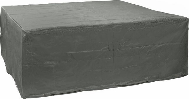 Schutzhülle für Loungemöbel aus Polyester und PVC in Anthrazit, wasserabweisend und schmutzabweisend, B/T/H: 265 x 250 x 90 cm - Bild 1