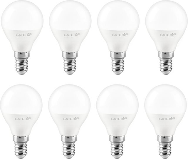 Gatetop LED-Glühbirnen E14 mit CCT-Funktion, Energiesparlampen für 220V, Weiß - Bild 1
