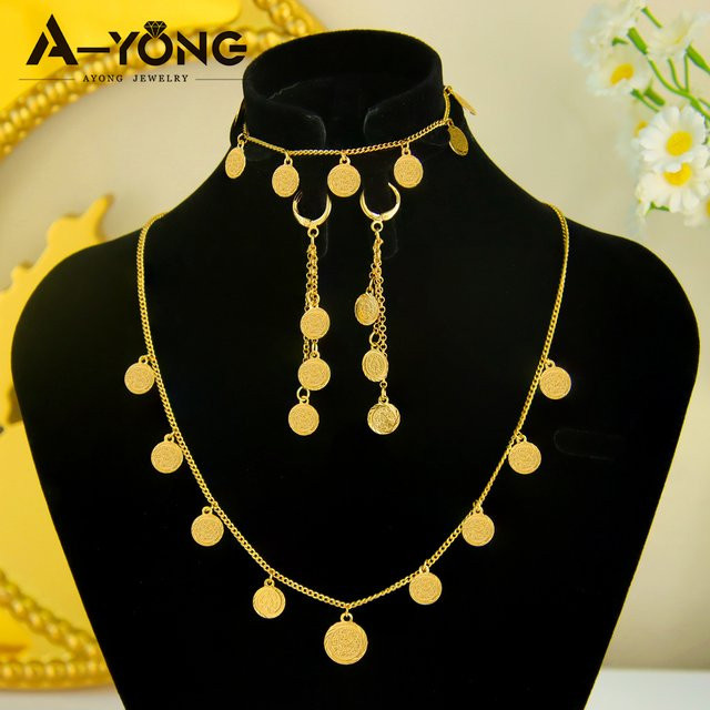 A-YONG AYONG JEWELRY Schmuckset, Gold, Damen - Bild 1