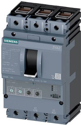 Siemens 3VA2140-6HM36-0AA0 Leistungsschalter in Grau mit einem Einstellbereich von 16 - 40A und einer maximalen Schaltspannung von 690 V/AC - Bild 1