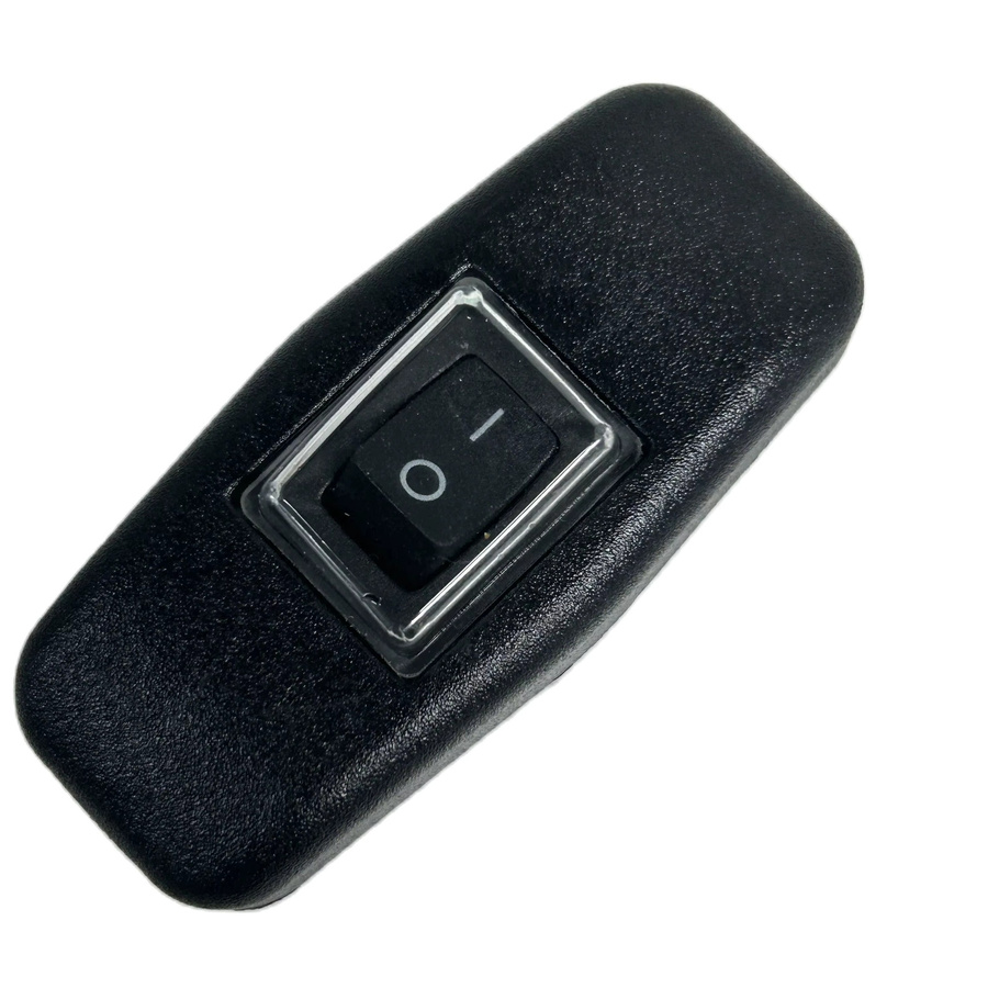 USBO Wasserdichter LED Druckknopfschalter 10A Online EIN/AUS Wippschalter in Schwarz - Bild 2