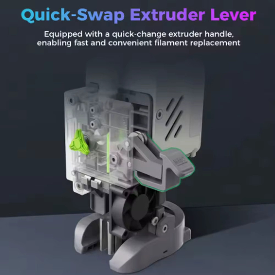 Creality SPARKX I7 Extruder Original I7 Extrusionsanlage mit integriertem Filament-Break-Sensor und Doppelgetriebe in Grau für FDM 3D-Drucker - Bild 2