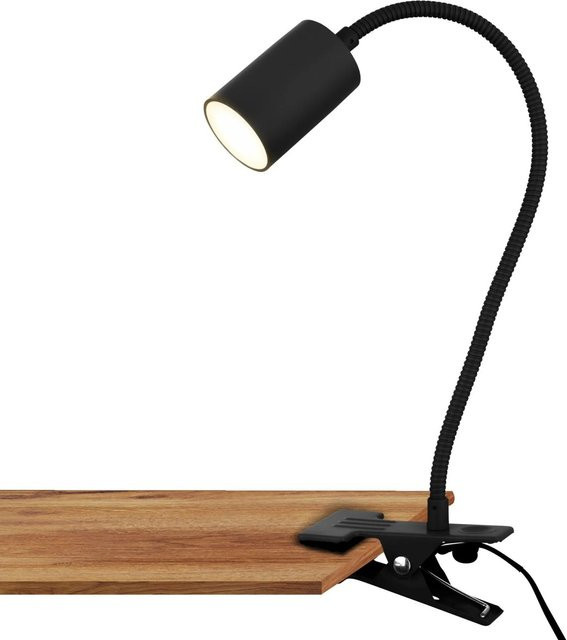 Briloner FLEKS LED-Klemmleuchte Schwarz mit Kabelschalter und verstellbarem Arm - Bild 1