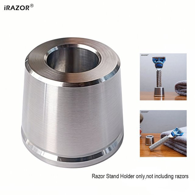 iRAZOR Rasiererständer aus Edelstahl, silver - Bild 1
