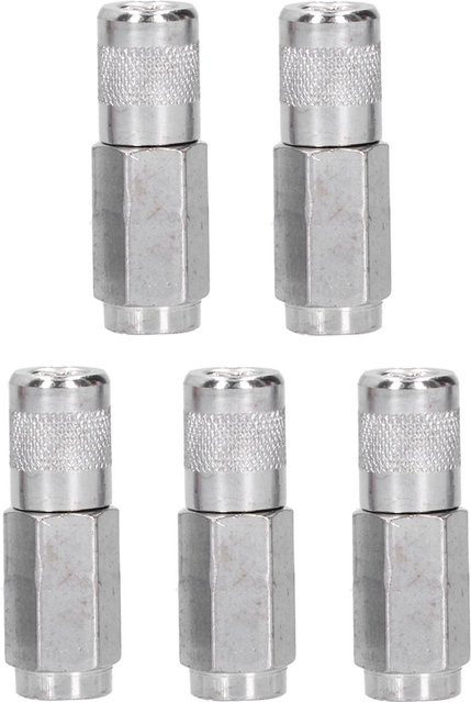 5 Stück Fettpressenkupplung aus Legierung in Silber für die Gerätewartung - Bild 1