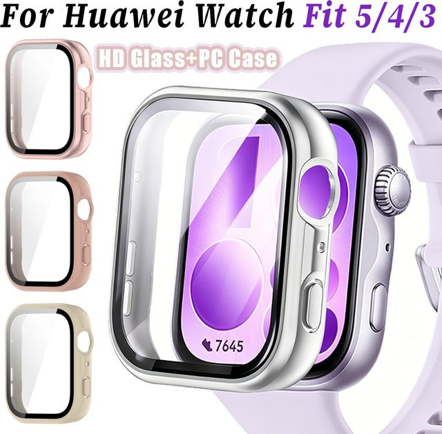 Huawei Schutzgehäuse für Huawei Watch Fit 5/4/3, Silber - Bild 1