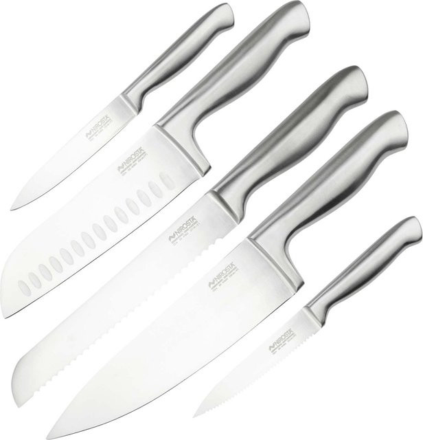Nirosta Messer-Set Star, 5-teilig, Silber - Bild 1