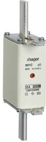 Hager NH-Sicherung LNH1035M6 35A 3er-Set in Weiß - Bild 1