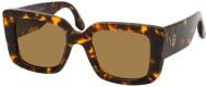 Victoria Beckham VB 653S Sonnenbrille, Quadratisch, Kunststoff, Braun, Damen - Bild 1