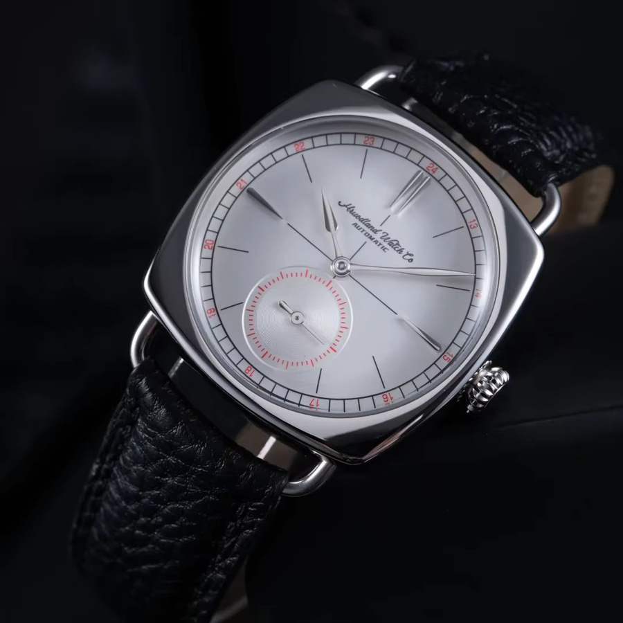 Hruodland Armbanduhr, Automatik, Edelstahl, Eckig, 36 mm, Herren - Bild 2