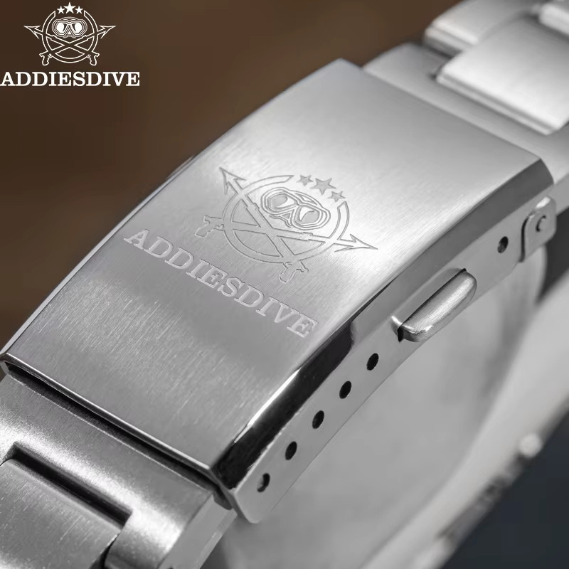 ADDIESDIVE Armbanduhr, GMT, Quarz, Edelstahl, 36 mm, Herren - Bild 3