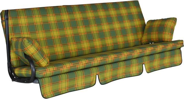 Angerer Hollywoodschaukel Auflage Element Belfast in Gelb mit abnehmbarem und waschbarem Bezug, Breite: 180 cm, Tiefe: 180 cm - Bild 1