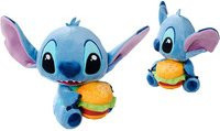 Simba Disney Lilo & Stitch Stitch mit Burger Kuscheltier aus Plüsch - Bild 1