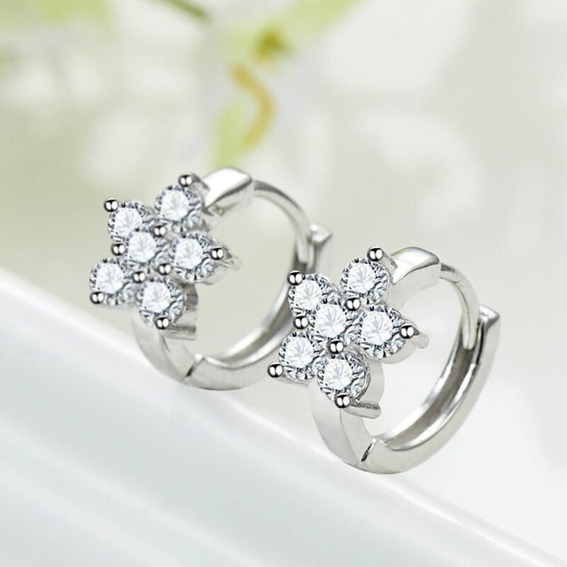 SAY Ohrringe, 925 Silber, Zirkon, Damen - Bild 1