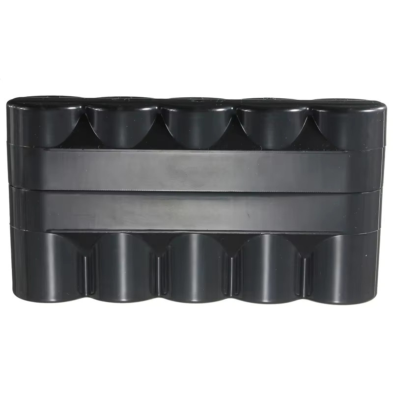 Wasserdichtes Fotohilfen-Etui aus schwarzem Kunststoff für unterwegs, 120 Folien, B: 137 mm, H: 73 mm - Bild 2