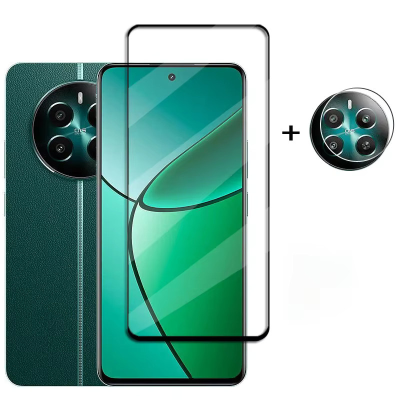 Panzerglas Schutzfolie für Realme 12 Plus 5G mit Kameralinsenschutz, transparent - Bild 4