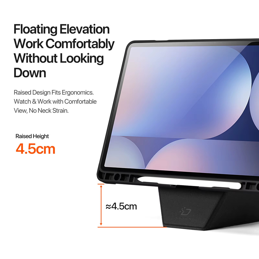 DUX DUCIS Tablet Hülle für Samsung Galaxy Tab S11 Ultra S10 Lite S9 Plus mit S-Pen Halterung und Auto Wake Sleep Funktion in Schwarz - Bild 2