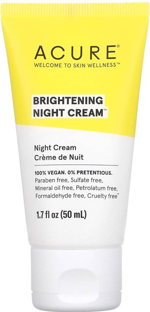 ACURE Aufhellende Nachtcreme, 50 ml, Normale Haut - Bild 1