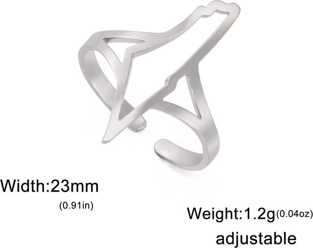 Ring Palästina Karten, Edelstahl, Gold, Unisex, verstellbar - Bild 1