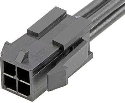 Molex Stiftgehäuse-Kabel 2147582043 in Schwarz und Gold - Bild 1