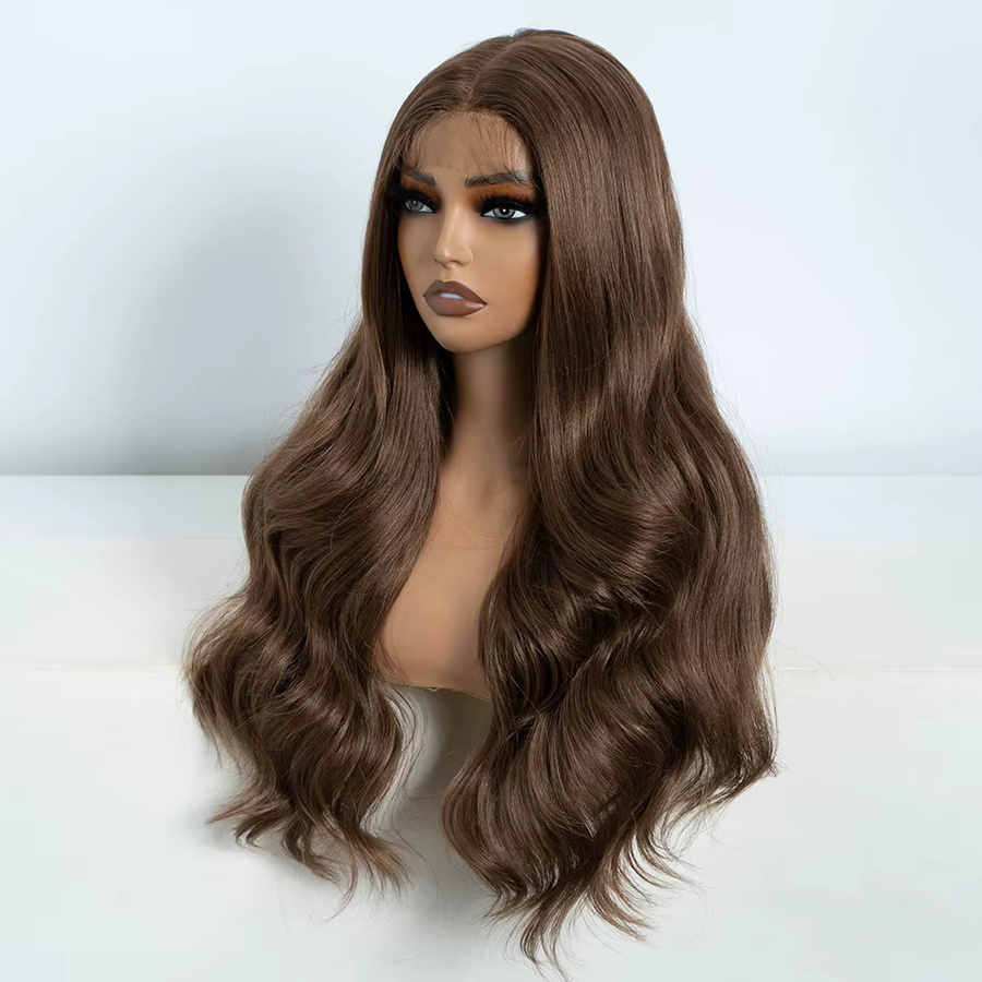 Freedom Synthetische Lace-Front-Perücke, lang gewellt, Ombre-Blond, Damen - Bild 3