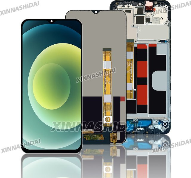 OPPO A11 Ersatz LCD Display mit 6,4 Zoll TFT Bildschirm und Touchscreen Digitizer Panel in Schwarz - Bild 1