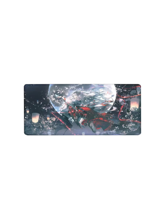 Riccu Gaming-Mauspad Anime Girl Hiyuki Wuthering Waves XXL Schreibtischunterlage Mehrfarbig - Bild 5
