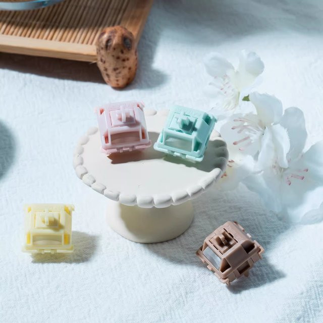 Gateron Smoothie Switch Milk Shake Lineare Mechanische Tastatur-Switches für Gaming, werksseitig geschmiert - Bild 1