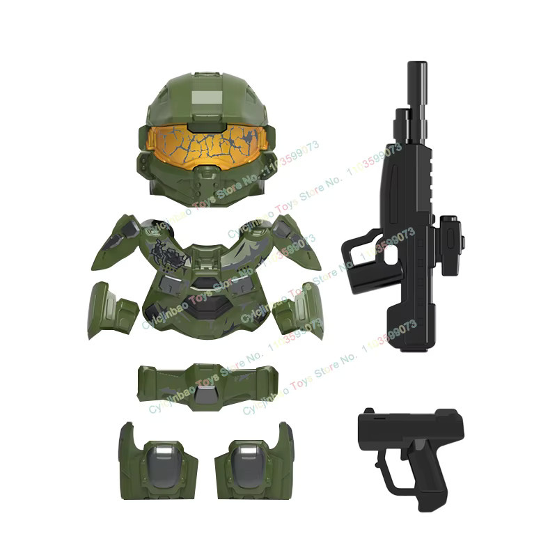 cyicjinbao Gepanzerte Soldaten Grüne Krieger, Actionfiguren, Zubehör - Bild 2
