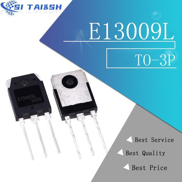 5er Set Si Tai&SH E13009L TO3P Transistoren in Schwarz - Bild 1