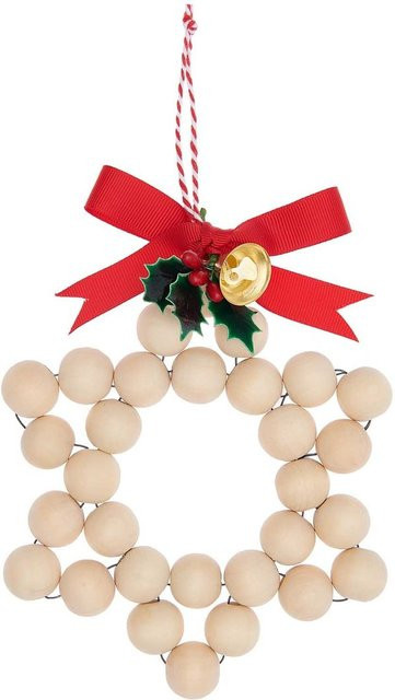 Rico Design Bastelset Holzperlen Stern in Braun für Weihnachten - Bild 1