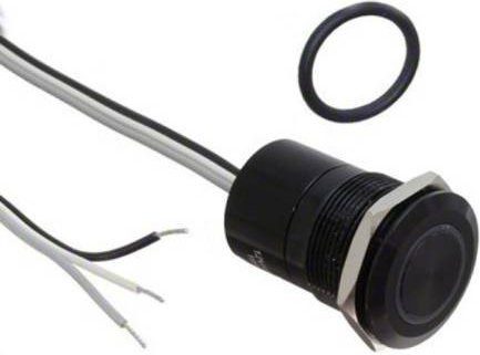 Bulgin Drucktaster MC22LCBRG in Schwarz - Bild 1