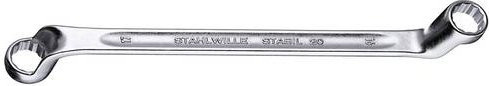 Stahlwille Doppelringschlüssel STABIL SW 17 x 19 mm, silberfarben - Bild 1