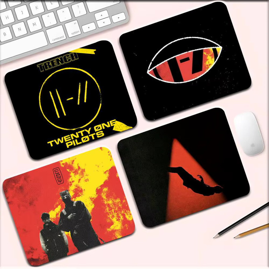 Mesuca T-Twenty One P-Pilots Mauspad und Tastaturpad für Laptop und Schreibtisch, rutschfest - Bild 2