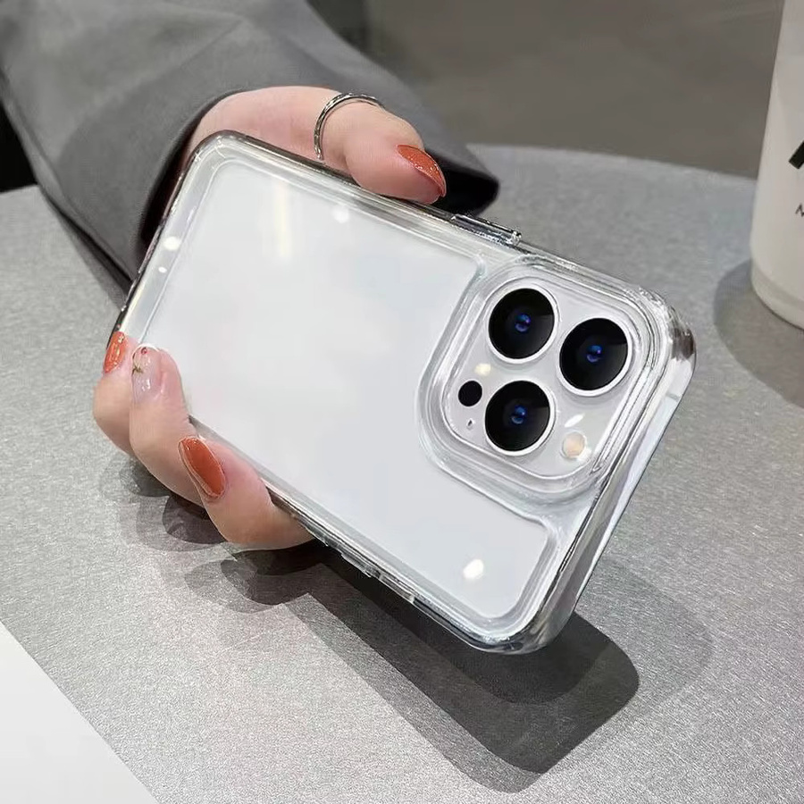 Stoßfeste TPU Handyhülle Air Cover für iPhone 12 bis iPhone 17 Pro Max in Transparent - Bild 4