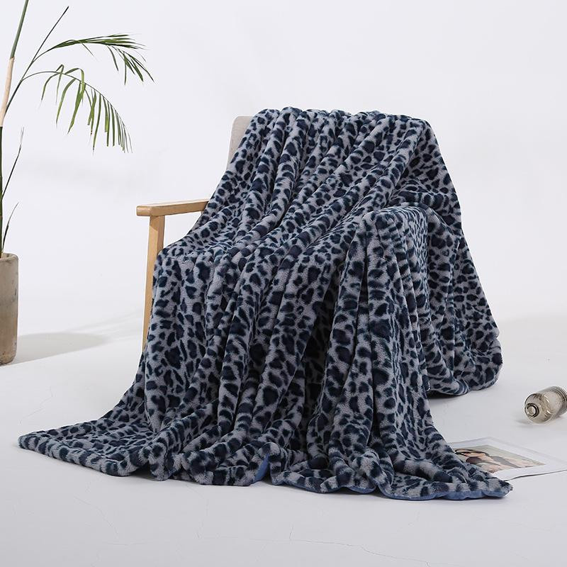 FebEr Winterdecke mit Leopardenmuster aus Baumwolle und Polyester, B/B: 160 x 200 cm - Bild 3