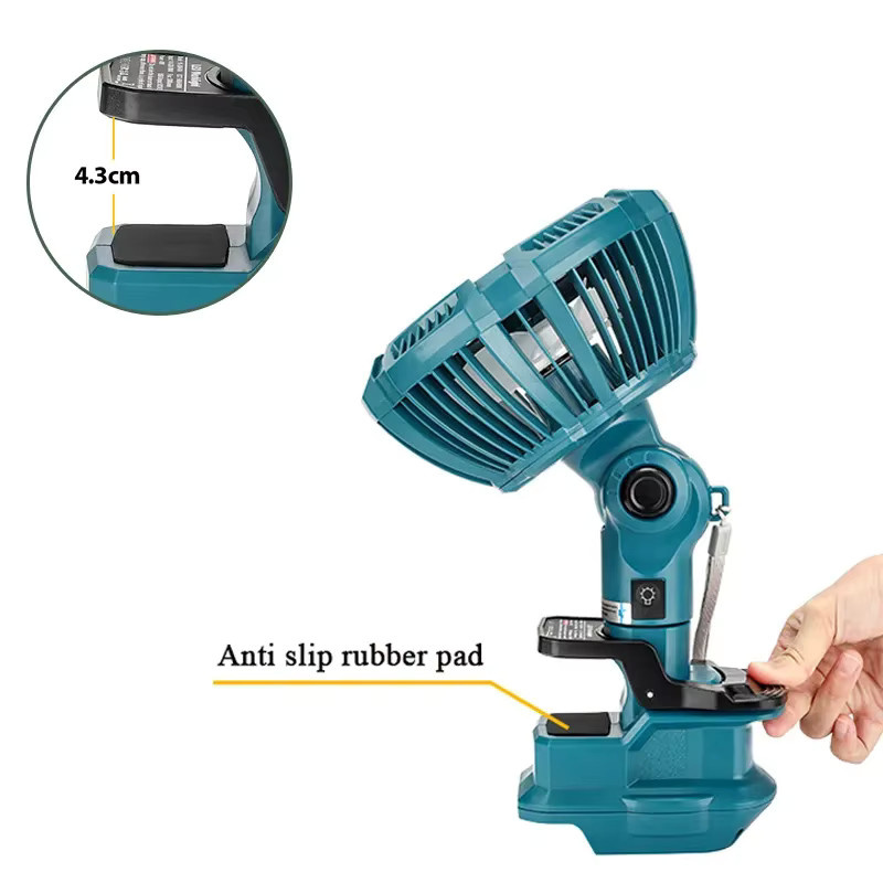 Makita Mini Clip-on-Ventilator für 18-V-Lithium-Akkus mit 3 Geschwindigkeiten - Bild 4