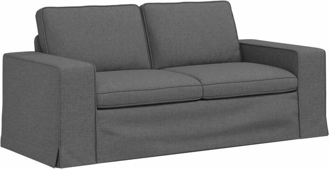 vidaXL Sofa Dunkelgrau mit Stoffbezug und Metallrahmen B/T/H: 182 x 80 x 82 cm - Bild 1