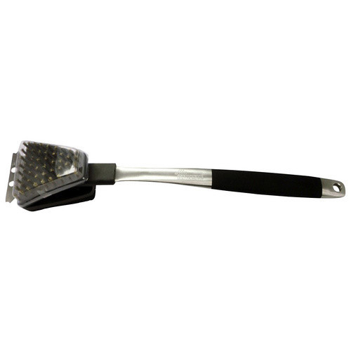 Mr. GARDENER Grillbürste aus Edelstahl und Kunststoff in Silber und Schwarz, Breite: 7,5 cm - Bild 2