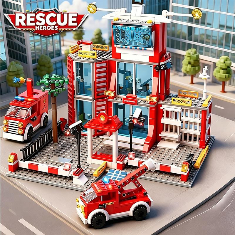 Linyi toy Polizei Weltraumbasis Gebäude Blöcke bunt - Bild 2