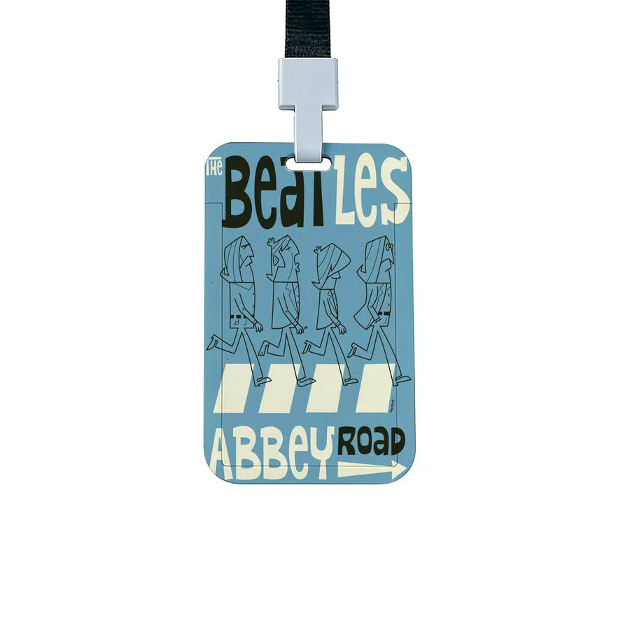 Hot-Band-T-The B-Beatles Premium-Ausweishalter mit Umhängeband aus Kunststoff für Mitarbeiter-Arbeitsausweise und Büro - Bild 3