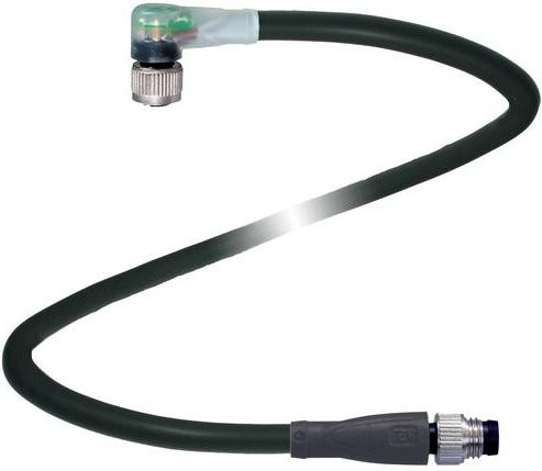 Pepperl+Fuchs Sensor-Aktor-Steckverbinder 240819-100005, konfektioniert, 3 Polzahl, schwarz, Länge: 5 m - Bild 1