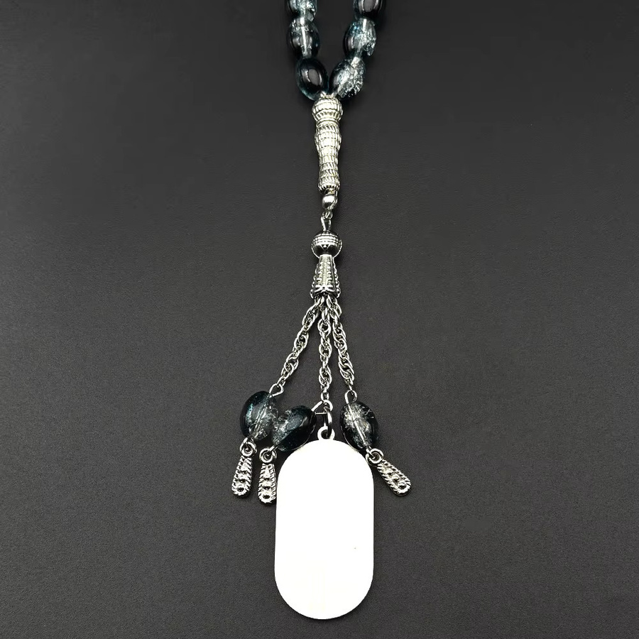 JYTF Auto-Anhänger Edelstahl, Silber, Glasperlen, Unisex - Bild 2