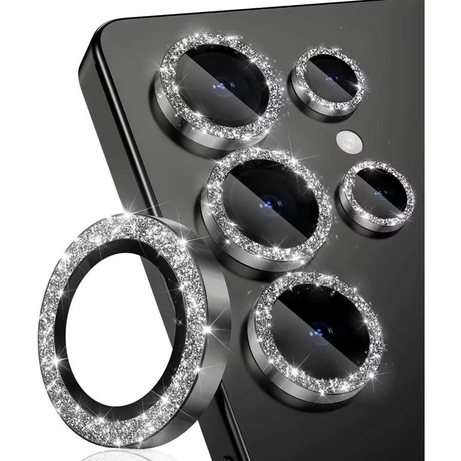 Kameraobjektivschutz aus gehärtetem 9H HD Glas mit Aluminiumlegierung für Samsung Galaxy S26 Ultra und S25 Plus in Blau und Silber - Bild 6