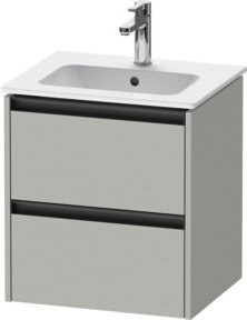 Duravit Waschtischunterschrank Ketho.2 in Betongrau, wandhängend, B/T/H: 51 x 42 x 54,9 cm - Bild 1