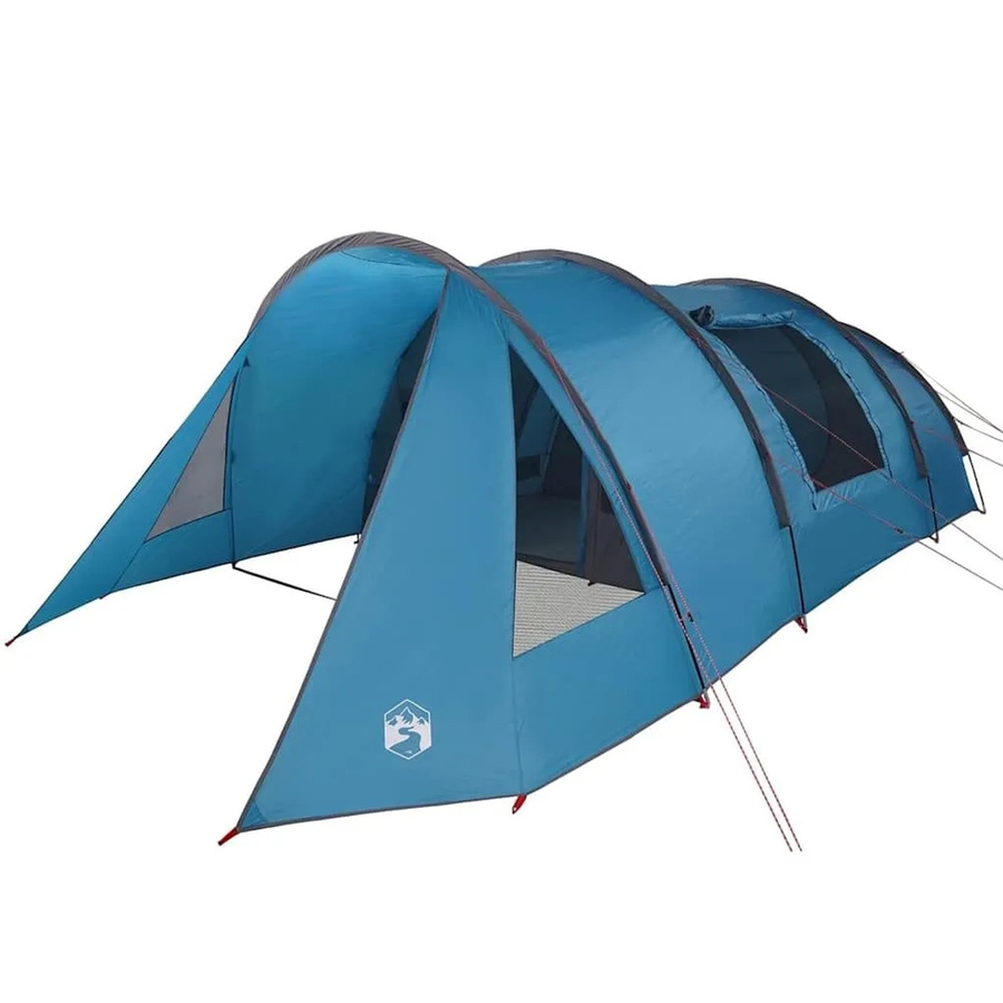 vidaXL Tunnelzelt mit Dach in Blau und Grau, B/T/H: 778 x 356 x 210 cm - Bild 2