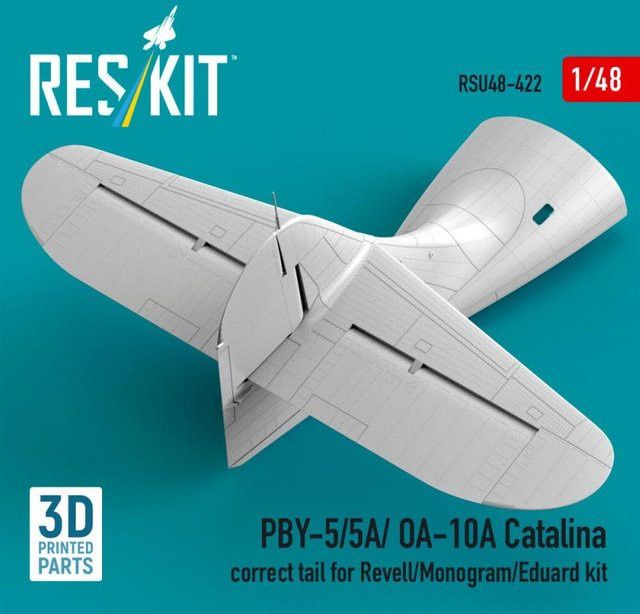 Revell PBY-5/5A/OA-10A Catalina Correct Tail, 3D Printed, 1:48 - Bild 1
