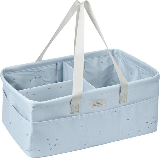Kikkaboo Wickeltasche als faltbarer Windelorganizer mit abnehmbaren Griffen und Trennwand in Blau - Bild 1