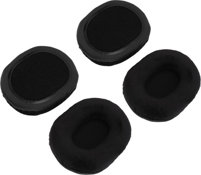 2 Paar bequeme Ersatz-Ohrpolster für Audio-Technica ATH-M50, ATH-M50X, ATH-M40X, ATH-M30X und ATH-M20X in Schwarz - Bild 1