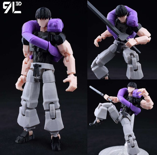 Bandai Jujutsu Kaisen Fushiguro Toji Action Figur, Multi-Gelenk, Bunt - Bild 1